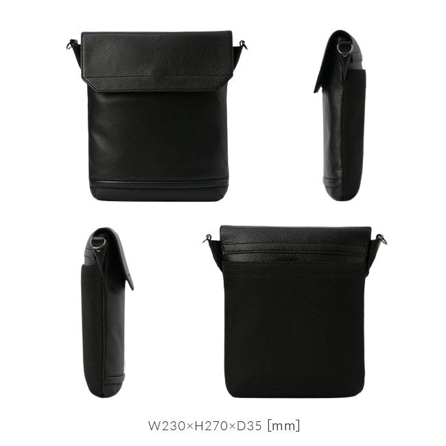 最大50% 4/25限定 グランジオール ショルダーバッグ メンズ ブランド レザー 本革 軽量 撥水 薄型 縦型 斜めがけ 小さめ ミニ クロスオーバー grungeall GR502 | grungeall | 05