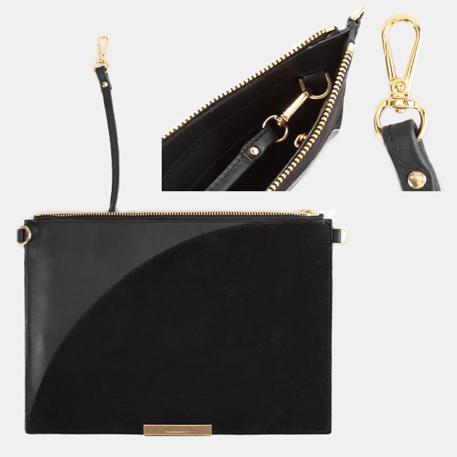 最大42% 2/25限定 サンドクヴィスト ショルダーバッグ SANDQVIST GRETA ヘリエダーレンベジタブルタンニンレザー ゴートスエードレザー 在庫限り | SANDQVIST | 17