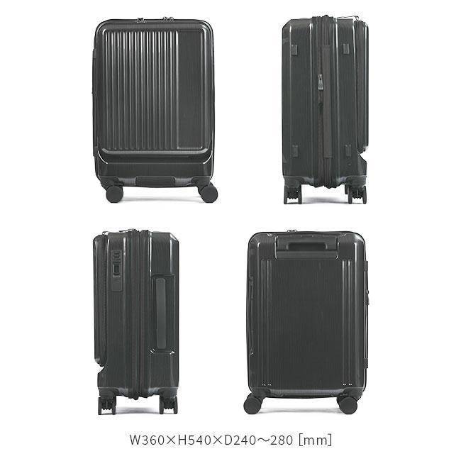 最大51% 12/28限定 グランプラス スーツケース Mサイズ 40L/46L 軽量 拡張機能 中型 フロントオープン キャスターストッパー ビジネスキャリー GRAND+ 2202 | ブランド登録なし | 07