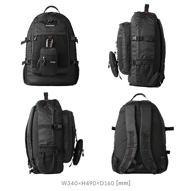 最大42% 3/3限定 グランドストーン リュック メンズ ブランド 大容量 軽量 通学 通勤 旅行 黒 大きめ A4 B4 30L バックパック レガシー GRAND STONE GSA811 | GRAND STONE | 04