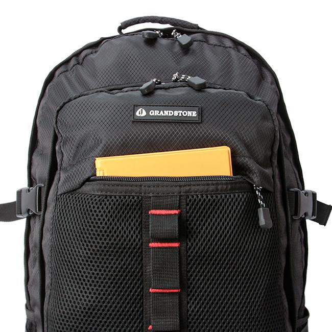 最大41% 1/25限定 グランドストーン リュック メンズ ブランド 大容量 軽量 通学 通勤 旅行 黒 大きめ A4 B4 30L バックパック レガシー GRAND STONE GSA811 | GRAND STONE | 06