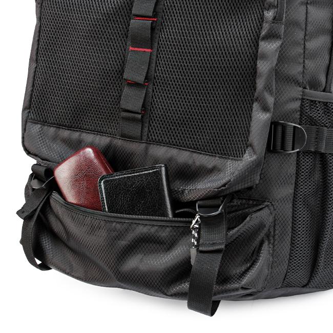 最大41% 3/25限定 グランドストーン リュック 42L 大容量 軽量 黒 女子 男子 中学生 高校生 修学旅行 通学 A4 B4 カラビナポーチ付属 GRANDSTONE GSA812 | GRAND STONE | 11