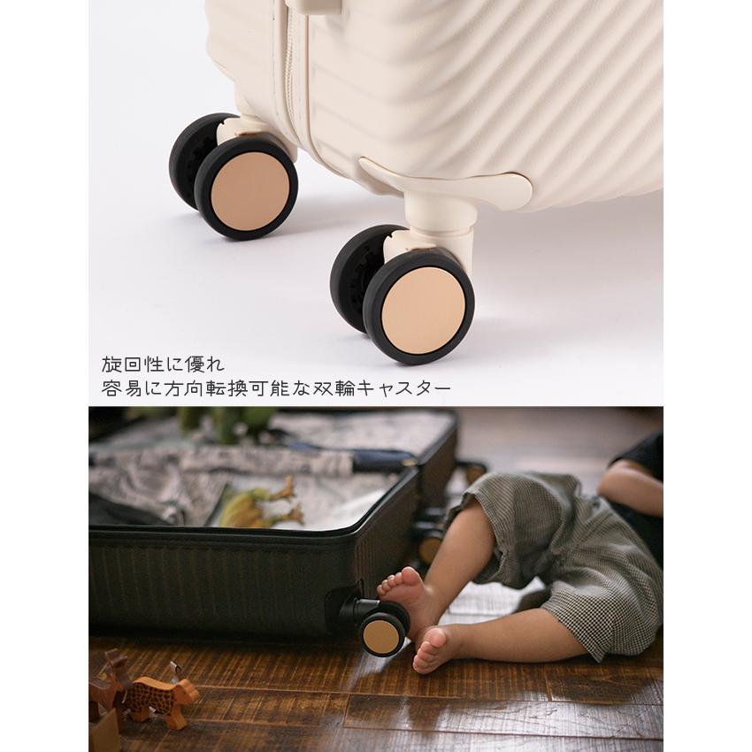 エース ハント ヘイヘイ スーツケース Lサイズ ストッパー フロントオープン トップオープン 女性 大容量 ACE HaNT 05182 キャリーケース | HaNT | 14