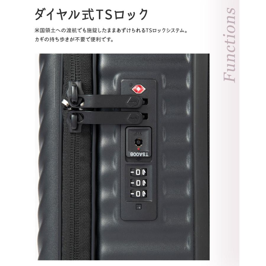 最大50% 9/17限定 エース ハント ココント スーツケース 機内持ち込み Sサイズ フロントオープン ストッパー付き 拡張機能 軽量 可愛い HaNT KOKONT 05511 | HaNT | 20