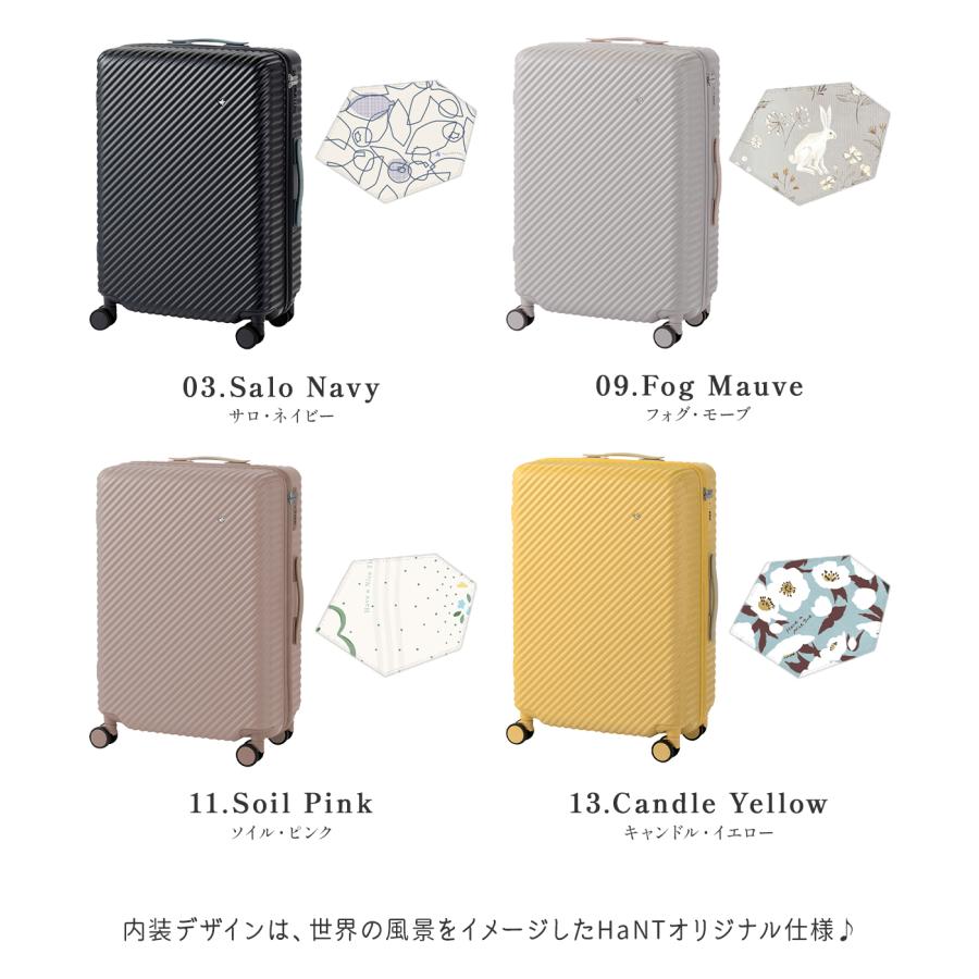 HaNT エース ハント ココント スーツケース Mサイズ 58L ストッパー