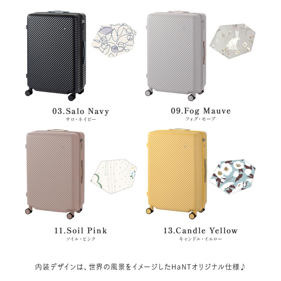 HaNT 最大50% 8/5限定 エース ハント ココント スーツケース Mサイズ L