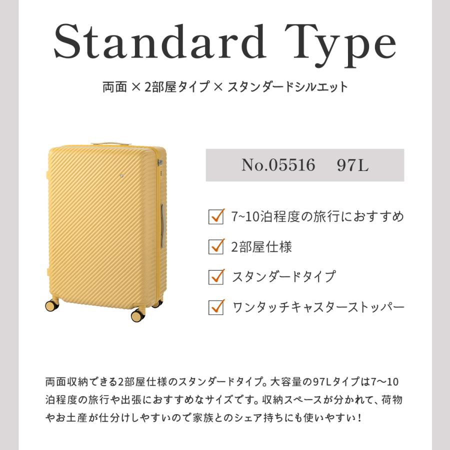 HaNT 最大50% 12/5限定 エース ハント ココント スーツケース Lサイズ