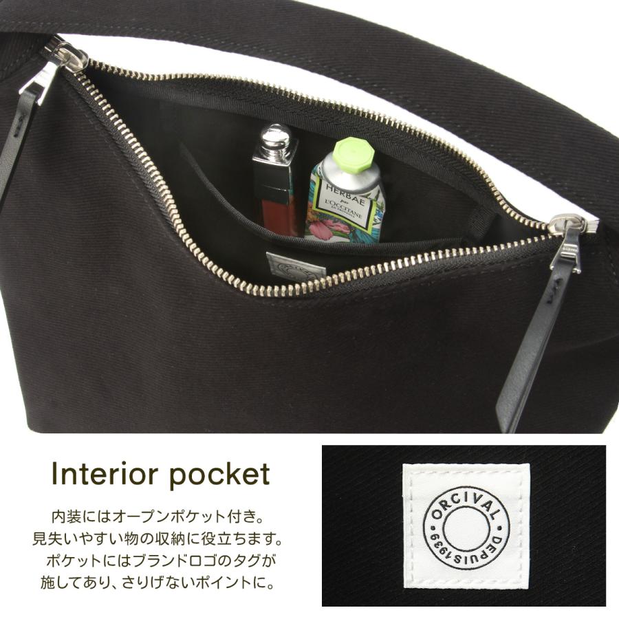 シアリングパフトップス ブラック 19,800円 ORCIVAL（オーシバル） 最大50% 12/25限定 ハンドバッグ レディース