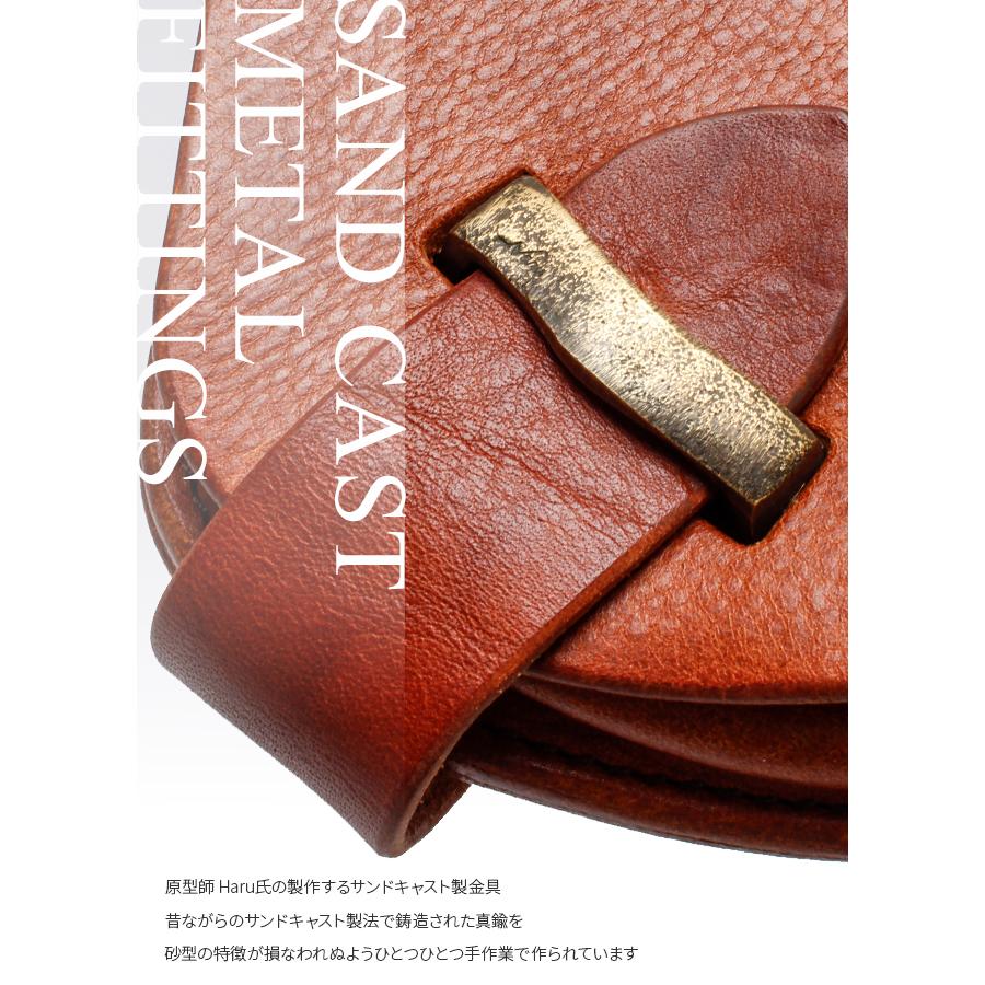 最大51% 2/11限定 Haru ハル 二つ折り財布 メンズ レディース ブランド イタリアンレザー 本革 日本製 真鍮 ミニ財布 コンパクト HC-502 | ブランド登録なし | 15