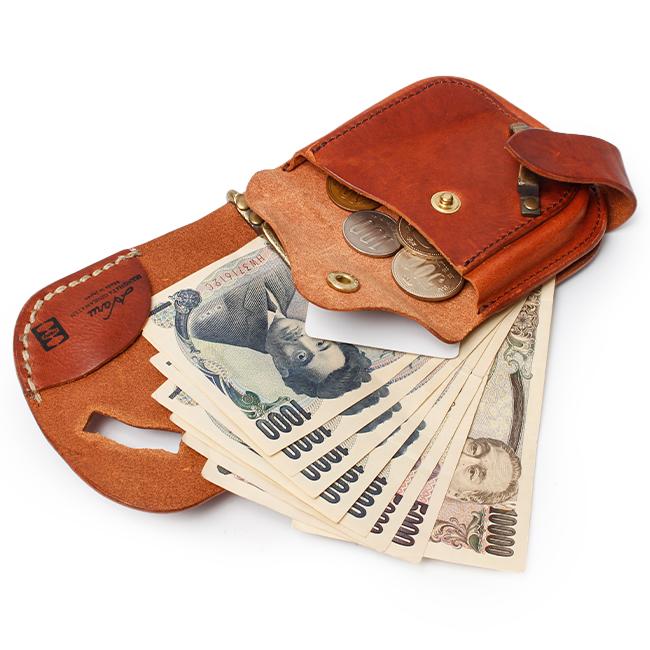 最大51% 2/11限定 Haru ハル 二つ折り財布 メンズ レディース ブランド イタリアンレザー 本革 日本製 真鍮 ミニ財布 コンパクト HC-502 | ブランド登録なし | 05