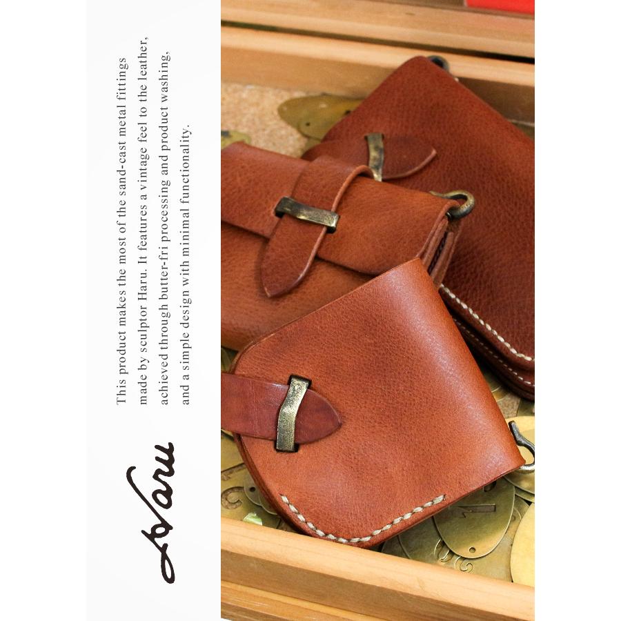 最大55% 12/21まで Haru ハル 二つ折り財布 ミドル財布 メンズ