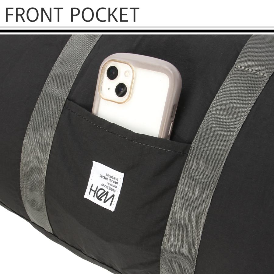 HeM（ヘム） 最大50% 2/25限定 エッテ ボストンバッグ 25L 丸型 宿泊