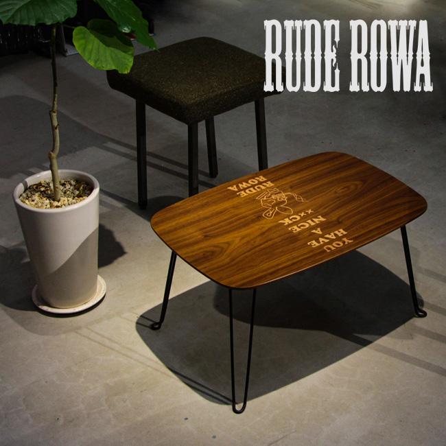 最大42% 1/18限定 テーブル 折りたたみ ローテーブル アンティーク調 ちゃぶ台 RUDE ROWA LOW TABLE LARGE TATOO×INTERRIOR | ブランド登録なし