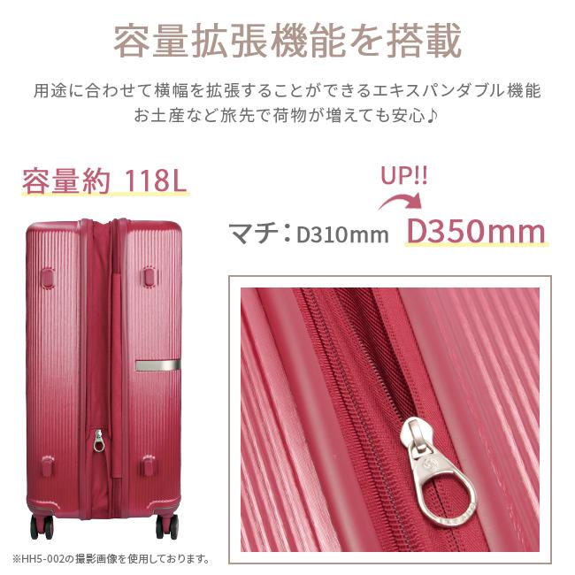 最大42% 9/15限定 サムソナイト スーツケース LLサイズ XL 100L/118L 大型 大容量 拡張 無料受託 静音キャスター Samsonite Minter SPINNER75 HH5-003 | Samsonite | 17