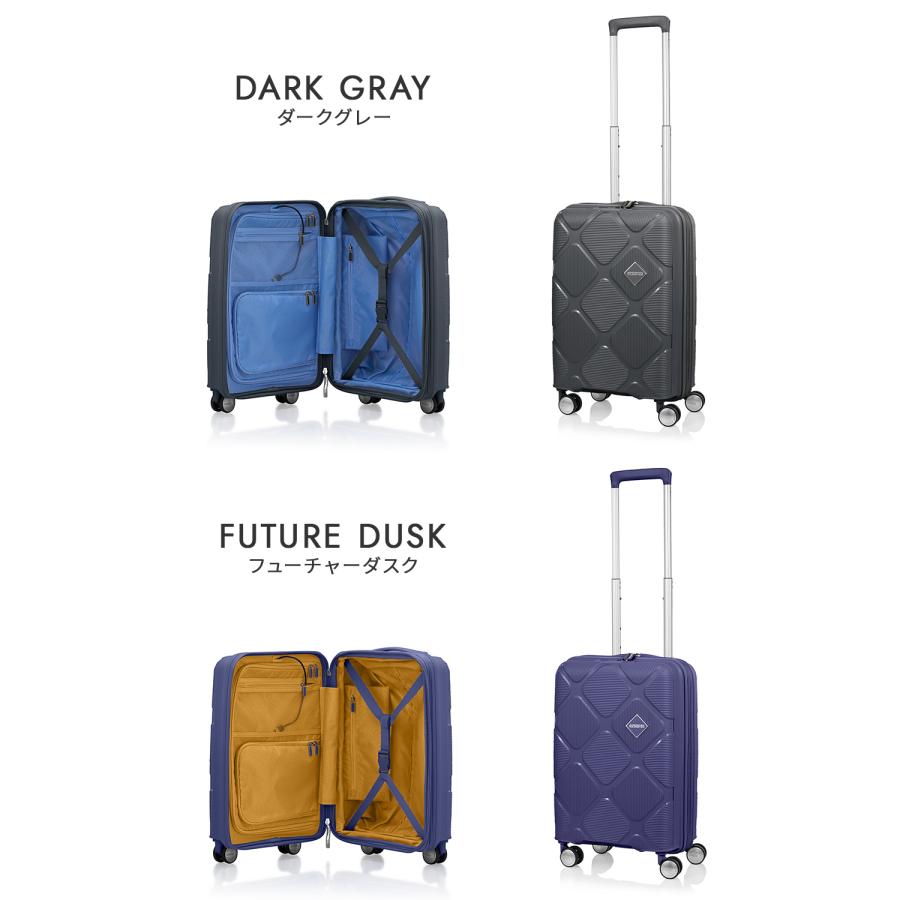 1度使用 正規品 アメリカンツーリスター スーツケース M インスタゴン グレー AMERICAN TOURISTER アメリカンツーリスター インスタゴン