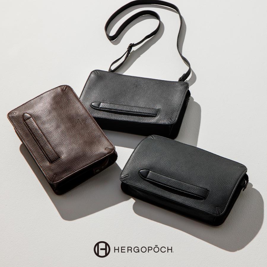 HERGOPOCH エルゴポック クラッチショルダーバッグ ブラック クーポン】エルゴポック HERGOPOCH 【正規取扱店】エルゴポック