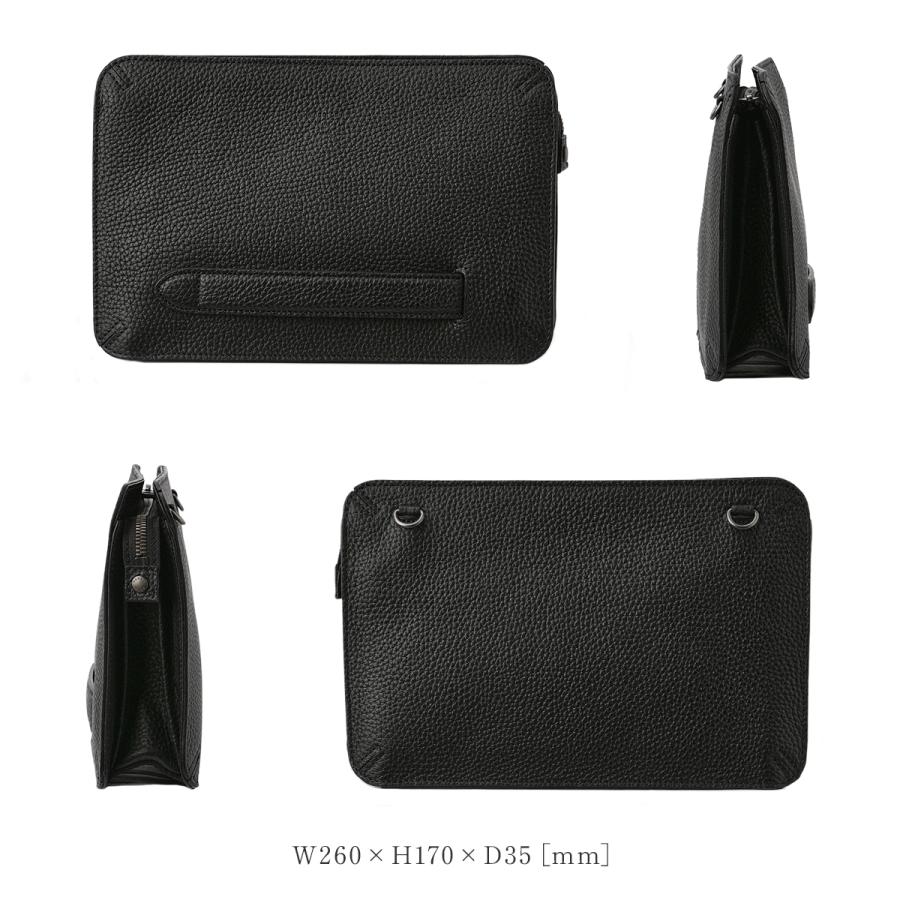 HERGOPOCH エルゴポック 2WAY クラッチバッグ ショルダーバッグ エンボスレザー 2wayクラッチショルダーバッグS | RL-CSM