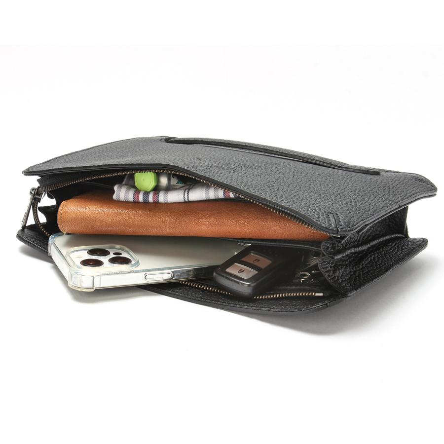 最大41% 3/25限定 エルゴポック クラッチバッグ メンズ ブランド 軽量 日本製 本革 エンボスレザー 2WAY ショルダーバッグ セカンドバッグ HERGOPOCH HM-CSS | HERGOPOCH | 08