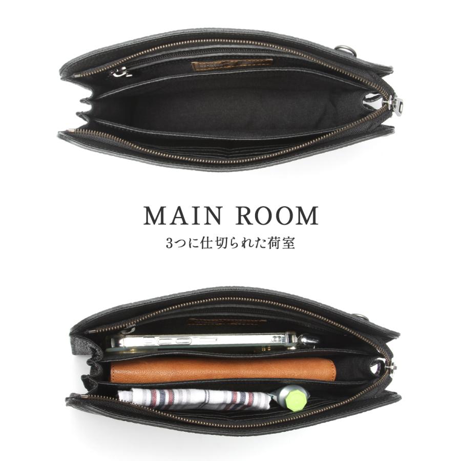 最大41% 3/25限定 エルゴポック クラッチバッグ メンズ ブランド 軽量 日本製 本革 エンボスレザー 2WAY ショルダーバッグ セカンドバッグ HERGOPOCH HM-CSS | HERGOPOCH | 09