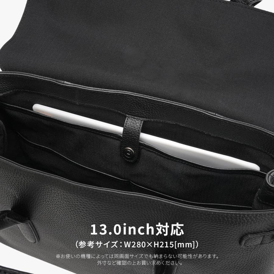 最大41% 10/22限定 エルゴポック トートバッグ メンズ レディース レザー 本革 通勤 肩掛け 底鋲 自立 ビジネストートバッグ ショルダー 2WAY HERGOPOCH HM-FTM | HERGOPOCH | 08