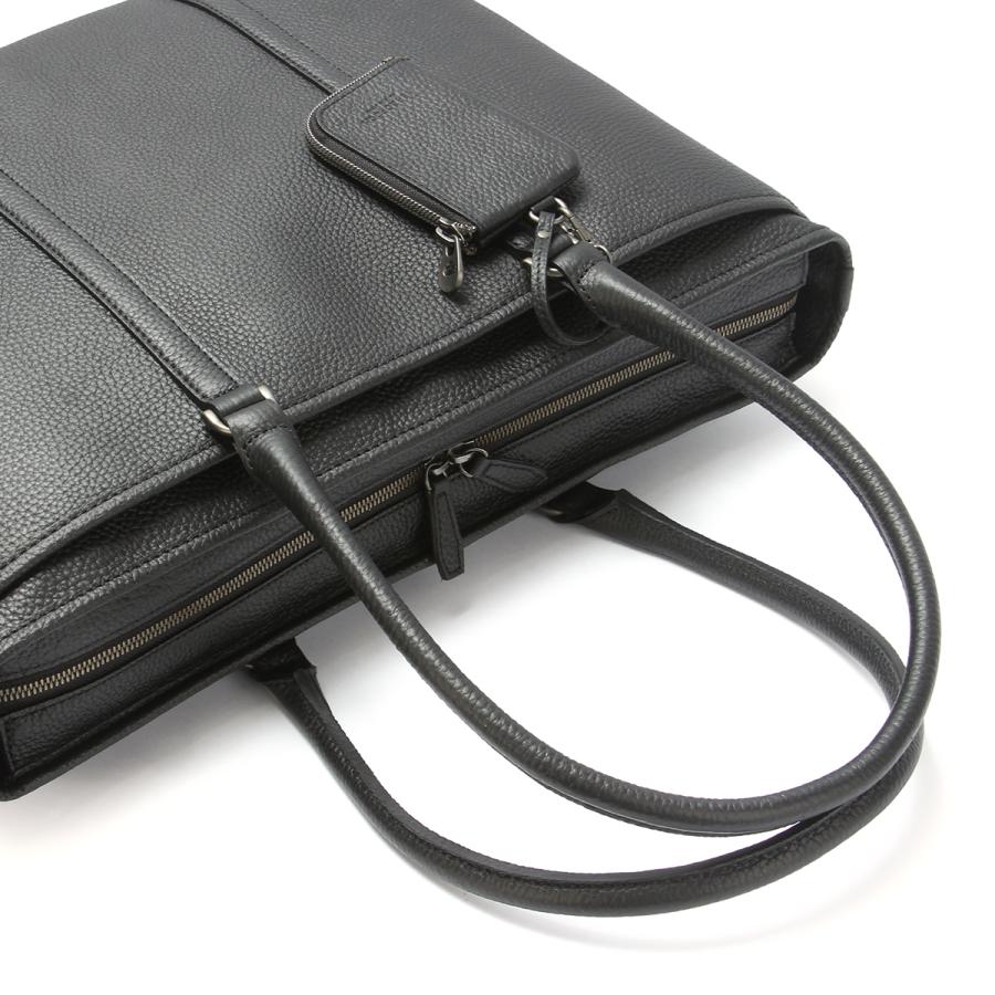 最大42% 1/18限定 エルゴポック ビジネストートバッグ メンズ ブランド レザー 本革 大容量 日本製 通勤 肩掛け 大きめ ファスナー付き A4 B4 HERGOPOCH HM-TT | HERGOPOCH | 14