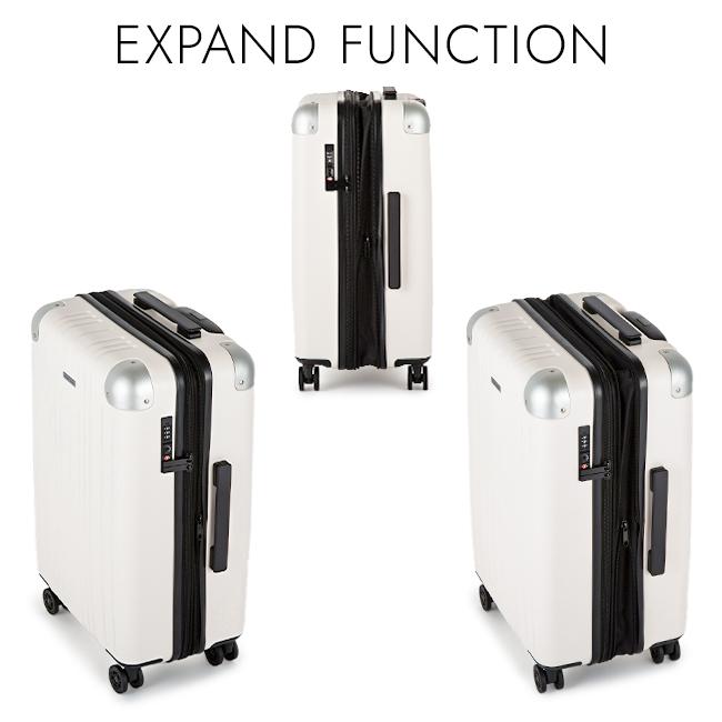 【ゆう】muta 中型スーツケース ホワイト hiromichi nakano 最大51% 9/23限定 ヒロミチナカノ スーツ