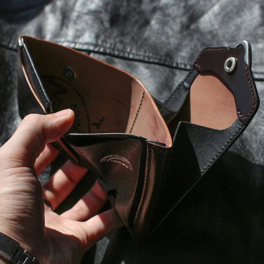 最大50% 1/5限定 クランプ 財布 二つ折り財布 本革 コードバン メンズ Cramp IK-928SP | cramp | 11