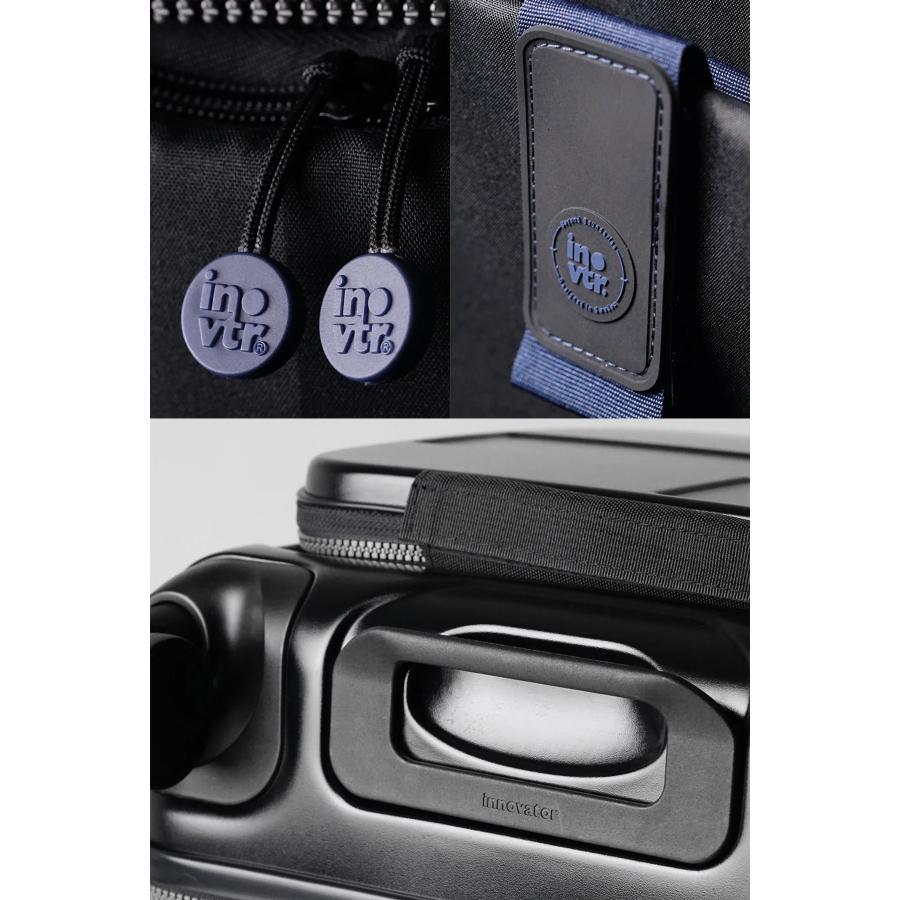 2年保証＋特典 イノベーター スーツケース 機内持ち込み Sサイズ SS 38L 軽量 小型 フロントオープン 静音キャスター USB innovator INV111 | innovator | 22