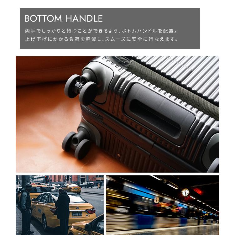 最大51% 2/8限定 2年保証＋特典 イノベーター スーツケース Mサイズ 55L INV155 フロントオープン ストッパー 静音キャスター 軽量 中型 innovator sgpr | innovator | 12