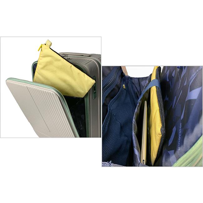 2年保証＋特典 イノベーター スーツケース Mサイズ 55L INV155 フロントオープン ストッパー 静音キャスター 軽量 中型 innovator sgpr | innovator | 08