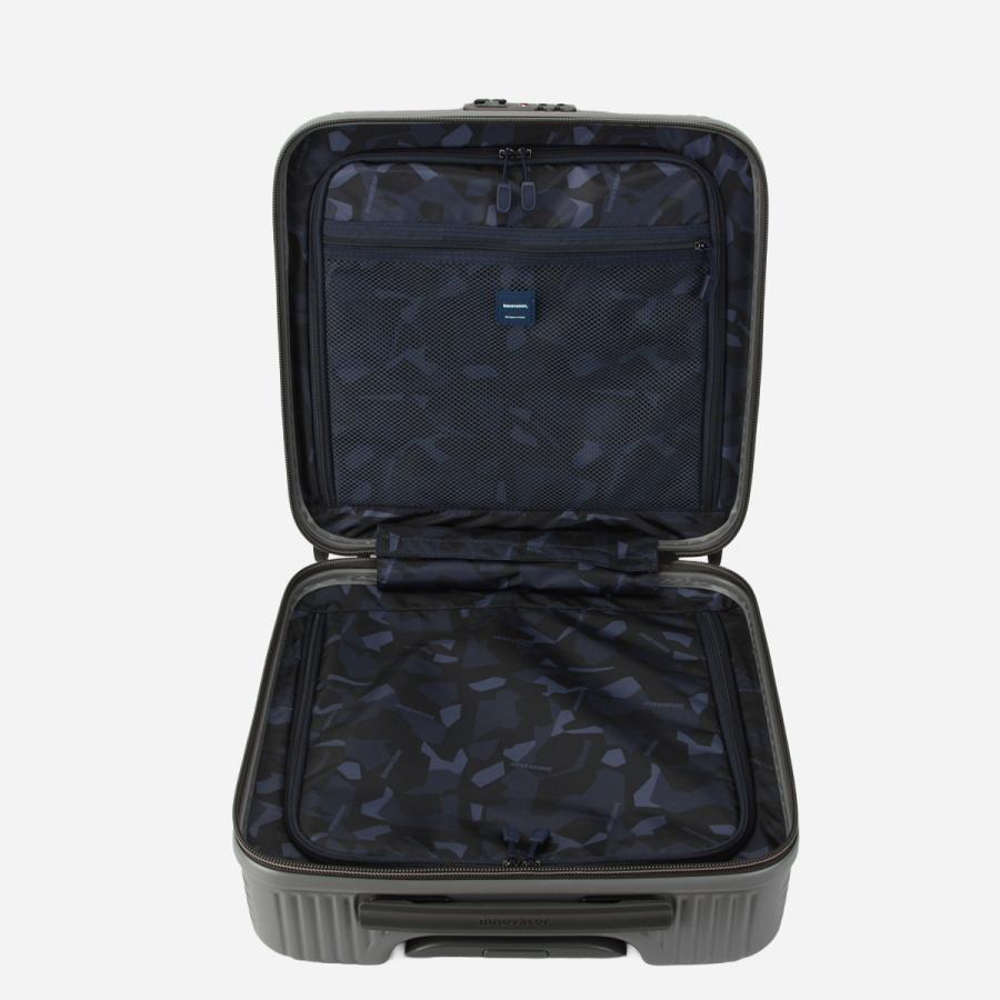Innovator ブラック スーツケース　33L innovator イノベーター スーツケース 33L Sサイズ フロント