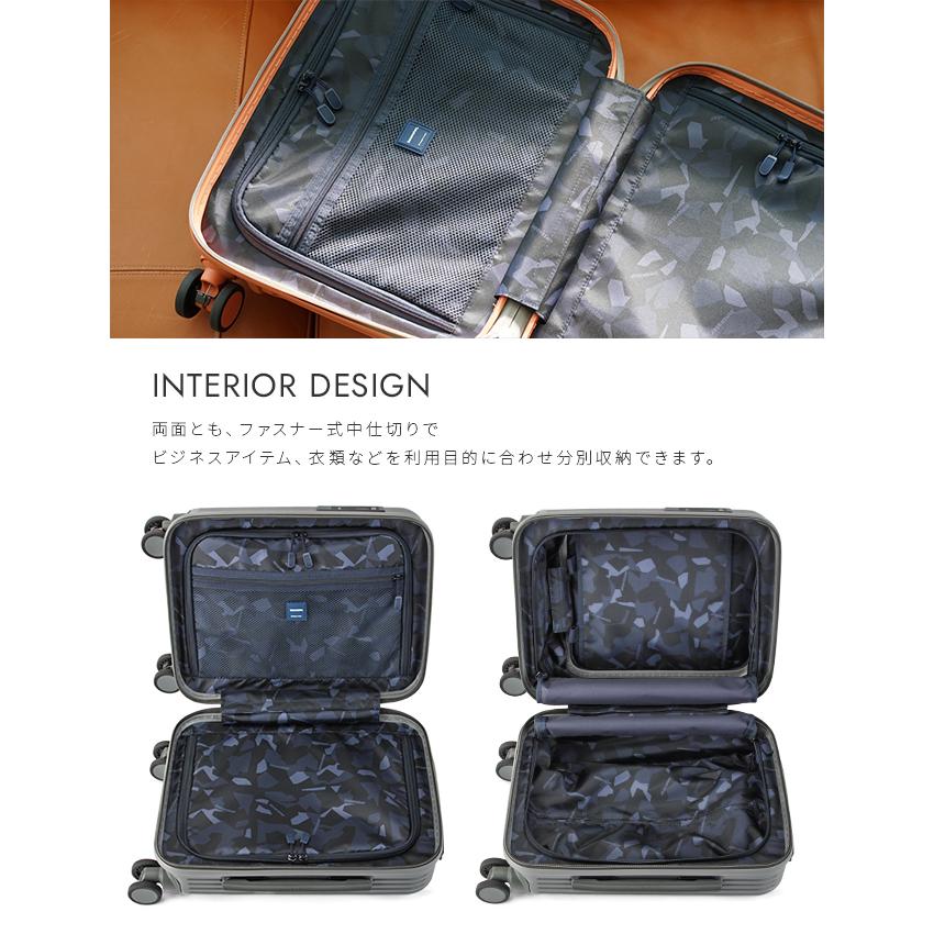 2年保証＋特典 イノベーター スーツケース 機内持ち込み LCC SSサイズ 21L INV30 コインロッカー フロントオープン ストッパー innovator | innovator | 12