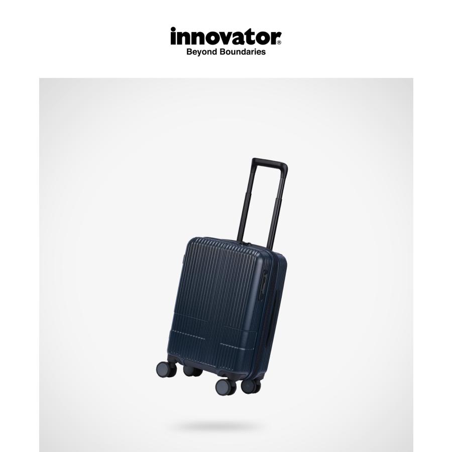 最大53% 3/22まで 限定色 2年保証＋特典 イノベーター スーツケース 機内持ち込み Sサイズ SS 38L 43L 拡張 軽量 ストッパー付き 小さめ 黒 innovator inv43ex | innovator | 35