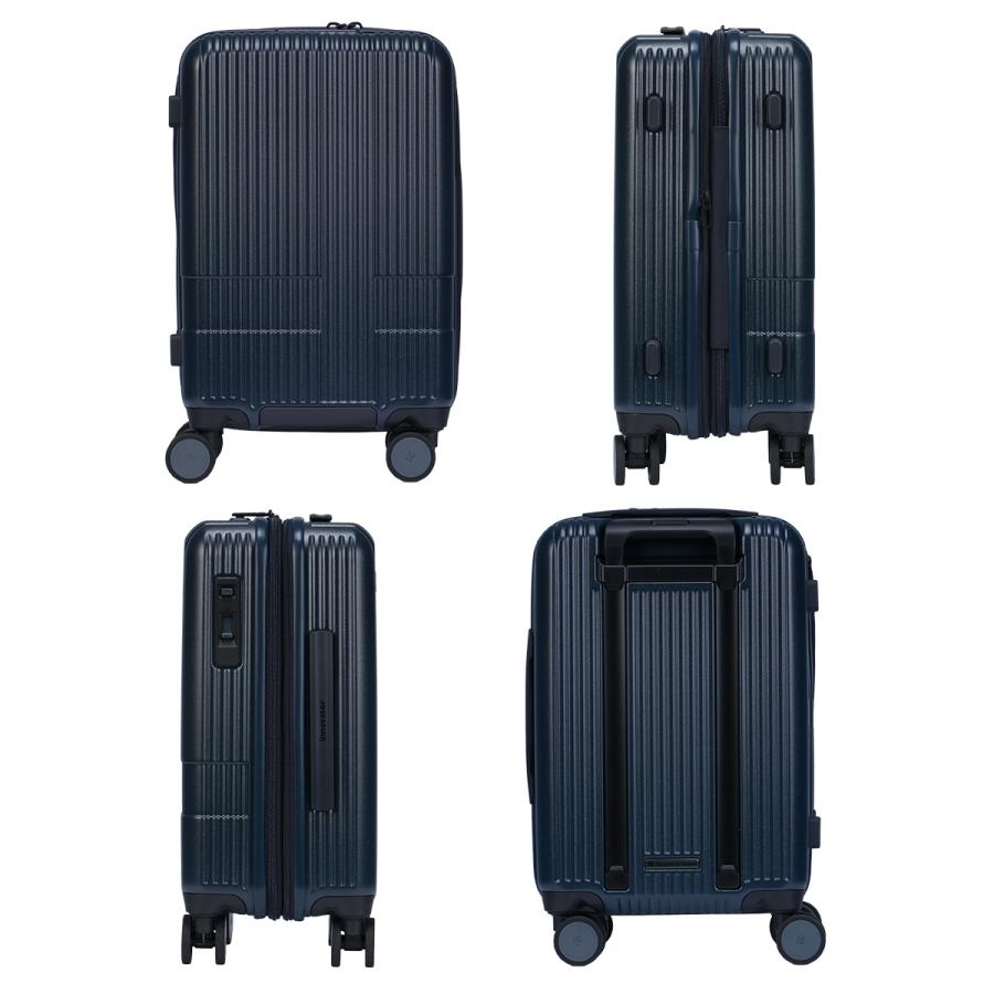 最大51% 8/22限定 21色展開/2年保証 イノベーター スーツケース 機内持ち込み Sサイズ SS 38L 43L 拡張 軽量 ストッパー付き 小さめ 黒 innovator inv43ex | innovator | 26