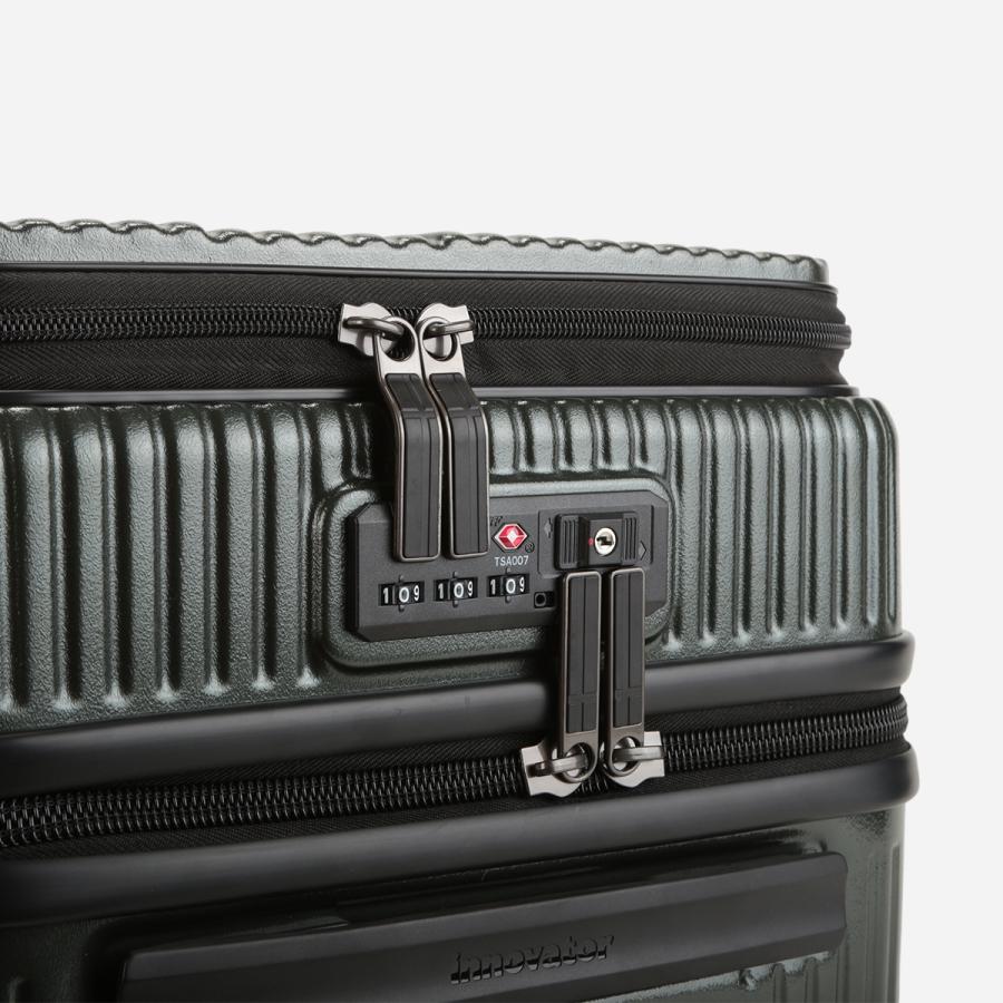 最大50% 12/25限定 2年保証＋特典 イノベーター スーツケース 機内持ち込み Sサイズ SS 38L INV50 フロントオープン 静音キャスター ストッパー 軽量 innovator | innovator | 28