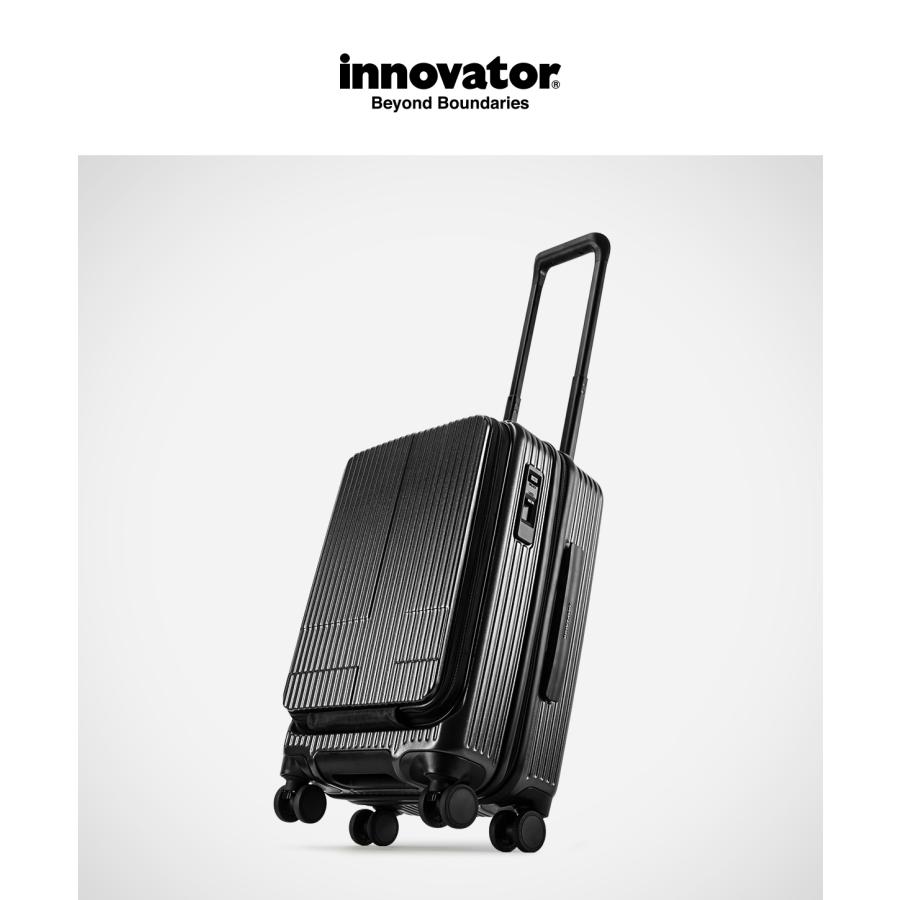 最大53% 4/17から 29色展開/2年保証 イノベーター スーツケース 機内持ち込み Sサイズ SS 38L INV50 フロントオープン ストッパー 軽量 くすみカラー innovator | innovator | 46