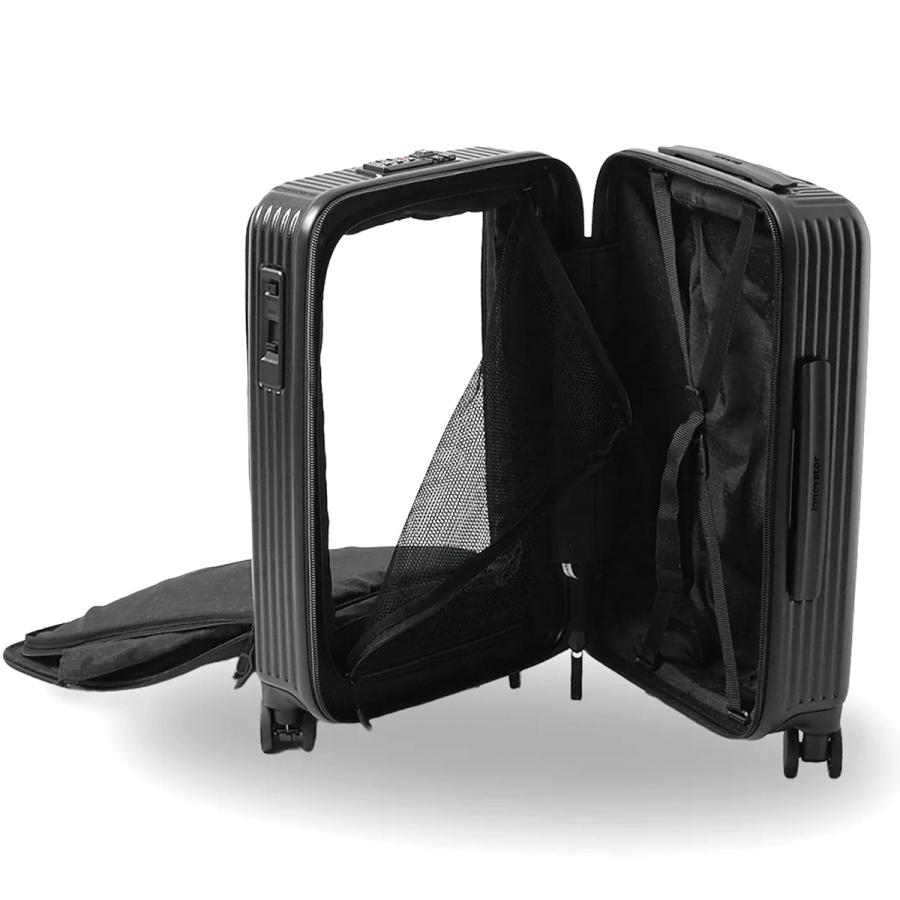 最大53% 3/1まで 2年保証＋特典 イノベーター スーツケース 機内持ち込み Sサイズ SS 38L 軽量 フロントオープン 静音キャスター innovator INV5EVA | innovator | 11