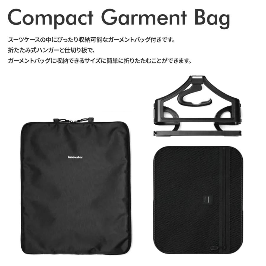 最大50% 12/25限定 2年保証＋特典 イノベーター スーツケース 機内持ち込み Sサイズ SS 38L 軽量 フロントオープン 静音キャスター innovator INV5EVA | innovator | 14