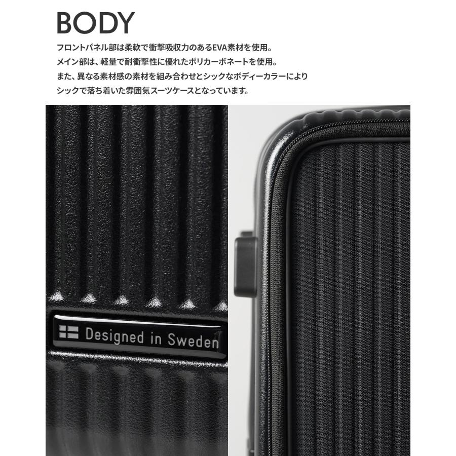 最大50% 12/25限定 2年保証＋特典 イノベーター スーツケース 機内持ち込み Sサイズ SS 38L 軽量 フロントオープン 静音キャスター innovator INV5EVA | innovator | 08