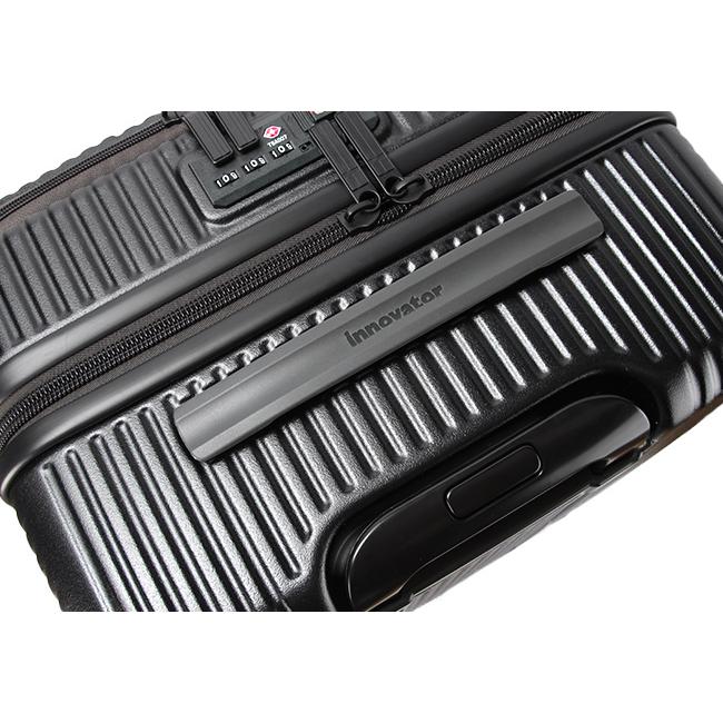 最大50% 12/25限定 2年保証＋特典 イノベーター スーツケース Mサイズ 62L INV60 フロントオープン トップオープン ストッパー 静音 軽量 innovator sgpr | innovator | 19