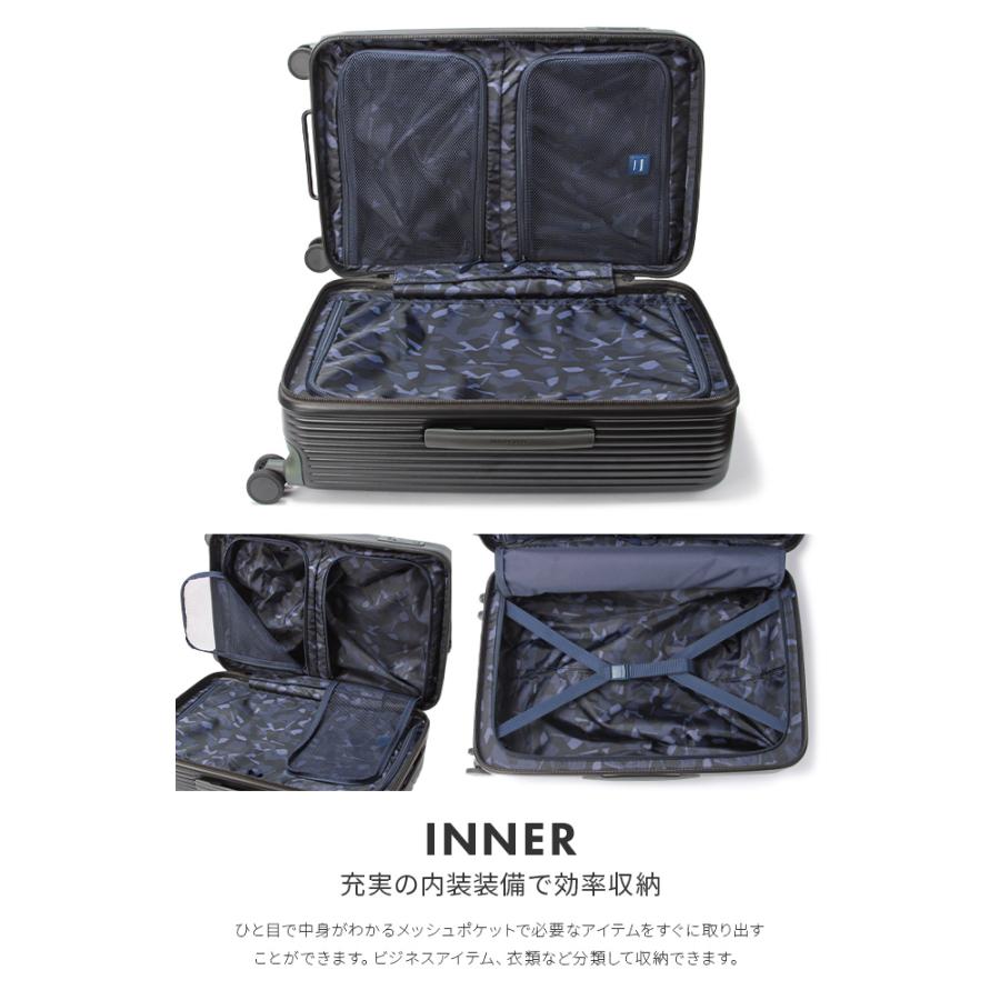 最大50% 12/25限定 2年保証＋特典 イノベーター スーツケース Mサイズ 62L INV60 フロントオープン トップオープン ストッパー 静音 軽量 innovator sgpr | innovator | 21