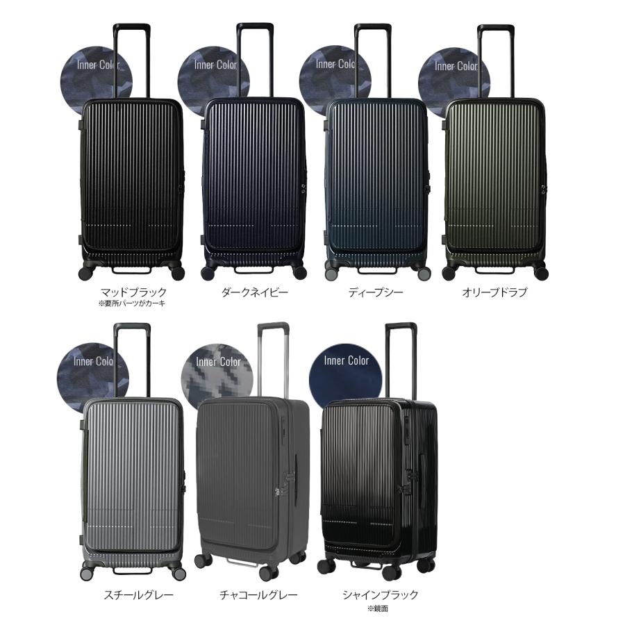 【値引き】新品未使用イノベーター　INV650DOR 75L MIDDLE innovator イノベーター スーツケース INV650DOR 75L 5-7泊程度