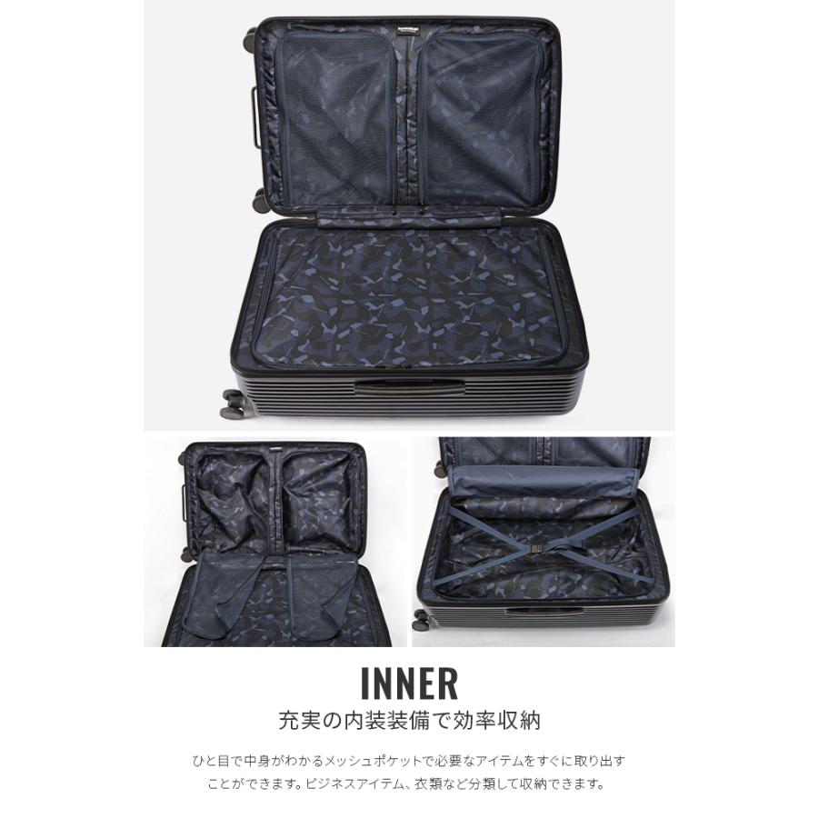 最大49% 4/1限定 2年保証＋特典 イノベーター スーツケース Lサイズ 92L INV90 フロントオープン トップオープン 静音キャスター ストッパー innovator sgpr | innovator | 15