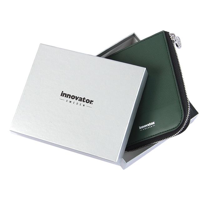 イノベーター 財布 ミドル財布 ミドルウォレット L字ファスナー メンズ スリム 薄型 薄い財布 本革 レザー innovator INW-27 | innovator | 19