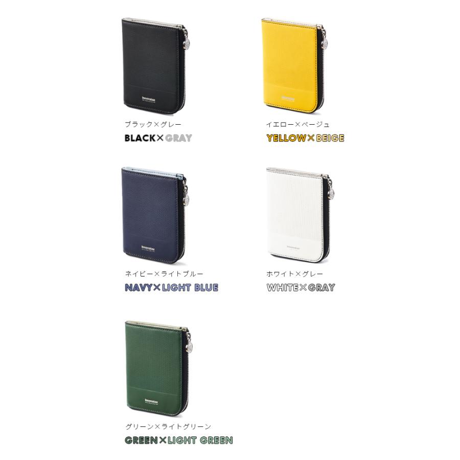 最大53% 3/1まで イノベーター 財布 ミドル財布 ミドルウォレット L字ファスナー メンズ スリム 薄型 薄い財布 本革 レザー innovator INW-27 在庫限り | innovator | 07