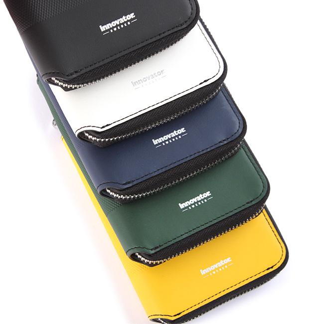 最大51% 1/13限定 イノベーター 財布 二つ折り財布 ラウンドファスナー メンズ 本革 レザー innovator INW-42 | innovator | 11