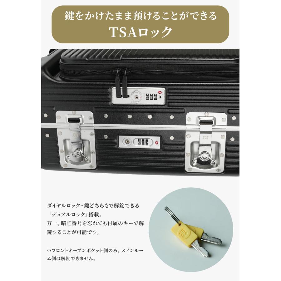 最大51% 8/21限定 2年保証 イノベーター スーツケース 機内持ち込み Sサイズ 40L フロントオープン ストッパー フレームタイプ innovator Pilot Sries IP-105 | innovator | 13