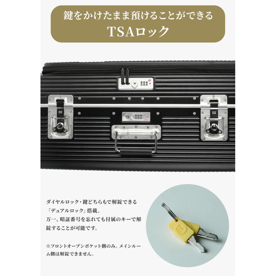 最大51% 8/22限定 2年保証 イノベーター パイロット スーツケース Lサイズ 95L フロントオープン ストッパー付き フレーム キャリーケース innovator IP-108 | innovator | 13