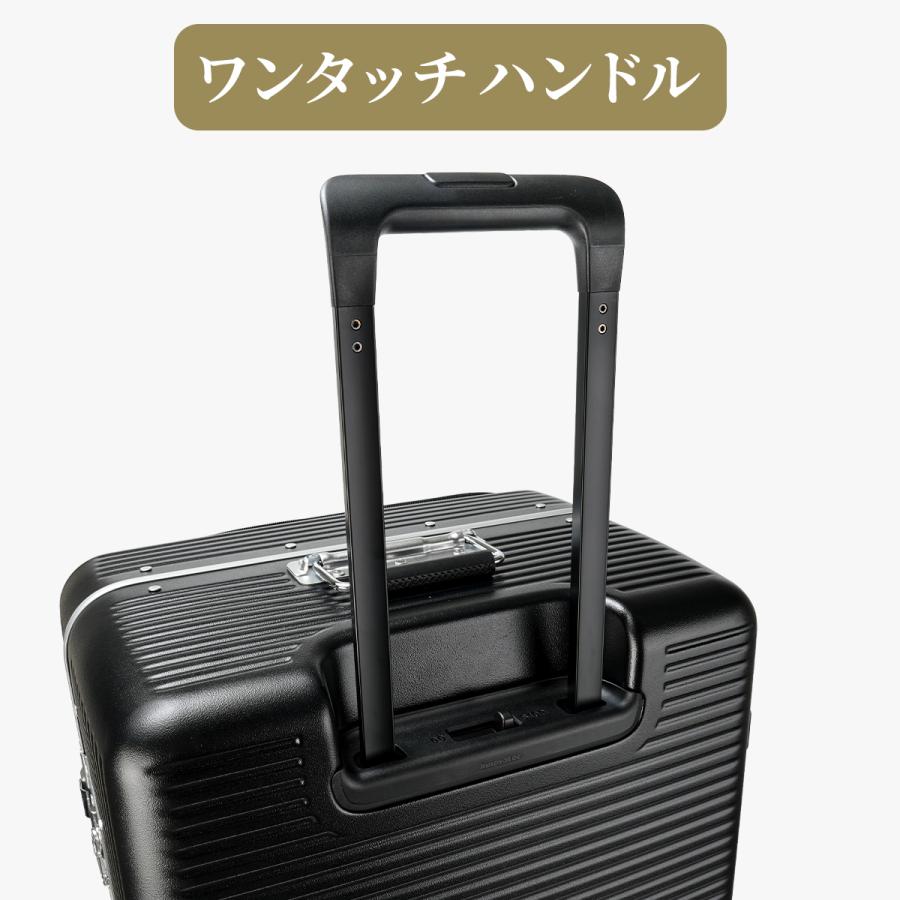 最大51% 8/22限定 2年保証 イノベーター パイロット スーツケース Lサイズ 95L フロントオープン ストッパー付き フレーム キャリーケース innovator IP-108 | innovator | 17