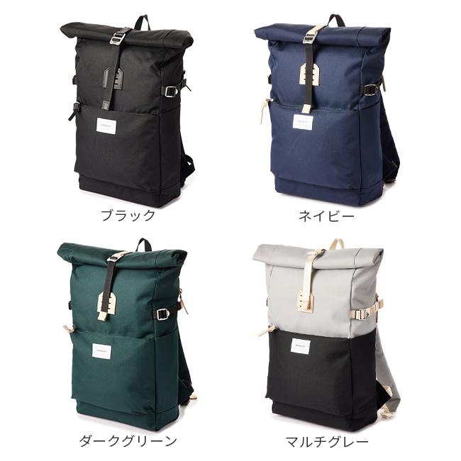 最大42% 8/25限定 サンドクヴィスト リュック メンズ レディース 黒 おしゃれ ロールトップ A4 18L SANDQVIST IRON 在庫限り | SANDQVIST | 05